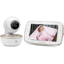 Motorola WLAN Baby Monitor VM855 Connect Con Display LCD A Colori Da 5.0"