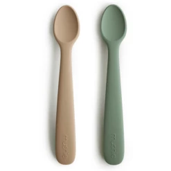 Mushie Cucchiaio In Silicone Timo Essiccato/ Natural -Negozio online Pink Or Blue mushie cucchiaio in silicone timo essiccato natural a399504 3