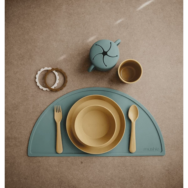 Mushie Forchetta E Cucchiaio, Senape 7 Mushie Forchetta E Cucchiaio, Senape - immagine 5