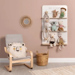 MUSTERKIND® Mensola Per Peluche Picea Bianco/legno -Negozio online Pink Or Blue musterkind mensola per peluche picea bianco legno a326645 1