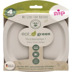 Nip Piatto Mangia Green , Grigio -Negozio online Pink Or Blue nip piatto mangia green grigio a373768 2