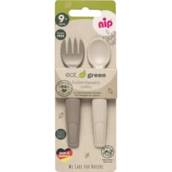 Nip Posate Da Mangiare Green , Grigio -Negozio online Pink Or Blue nip posate da mangiare green grigio a373758 2