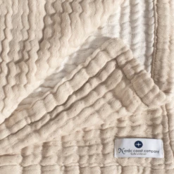 Nordic Coast Company Coperta Di Mussola Natura Bianca 80 X 80 Cm -Negozio online Pink Or Blue nordic coast company coperta di mussola natura bianca 80 x 80 cm a316240 3