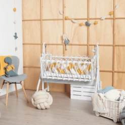 Nordic Coast Company Ghirlanda Murale In Mussola Dino Small -Negozio online Pink Or Blue nordic coast company ghirlanda murale in mussola dino small a399253 3