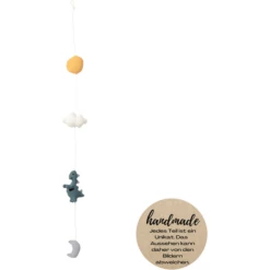 Nordic Coast Company Ghirlanda Murale In Mussola Dino Small -Negozio online Pink Or Blue nordic coast company ghirlanda murale in mussola dino small a399253 4