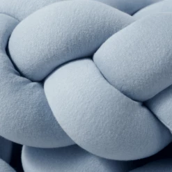 Nordic Coast Company Paracolpi Intrecciato, Blu Chiaro -Negozio online Pink Or Blue nordic coast company paracolpi intrecciato blu chiaro a330992 3