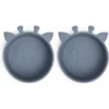Nuuroo Ciotola In Silicone Alex Giraffe 2 Pezzi, Bering Sea