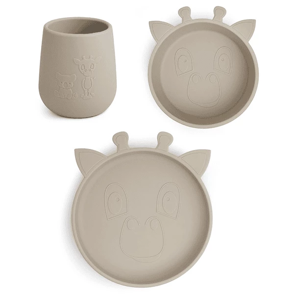 Nuuroo Judi Giraffe Set Di 3 Stoviglie, Cobble Stone 5 Nuuroo Judi Giraffe Set Di 3 Stoviglie, Cobble Stone - immagine 3