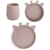 Nuuroo Judi Giraffe Set Di Stoviglie Da 3 Pezzi, Woodrose -Negozio online Pink Or Blue nuuroo judi giraffe set di stoviglie da 3 pezzi woodrose a363839