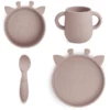 Nuuroo Lykke Giraffe Set Di 4 Pezzi Per La Tavola, Woodrose -Negozio online Pink Or Blue nuuroo lykke giraffe set di 4 pezzi per la tavola woodrose a364155