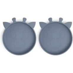 Nuuroo Piatto In Silicone Akila Giraffe 2 Pezzi, Bering Sea -Negozio online Pink Or Blue nuuroo piatto in silicone akila giraffe 2 pezzi bering sea a363183 2
