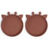 Nuuroo Piatto In Silicone Akila Giraffe 2 Pezzi, Mogano -Negozio online Pink Or Blue nuuroo piatto in silicone akila giraffe 2 pezzi mogano a363189