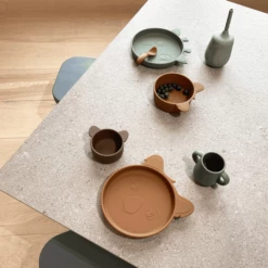 Nuuroo Piatto In Silicone Akila Koala Caramel Café Set Di -Negozio online Pink Or Blue nuuroo piatto in silicone akila koala caramel cafe set di a405346 1