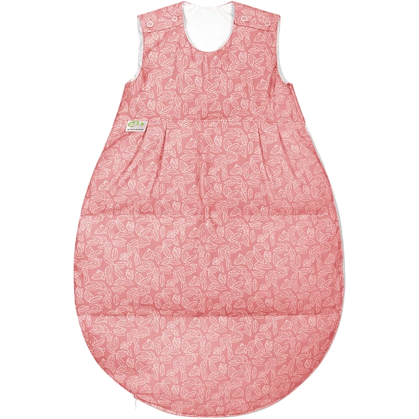 Odenwälder Sacco A Pelo Thermo Nest White Leaves Cranberry 4 Odenwälder Sacco A Pelo Thermo Nest White Leaves Cranberry - immagine 2