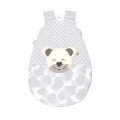 Odenwälder Sacco Nanna Mucki®air Grigio Chiaro/cuori 70 Cm - 110 Cm