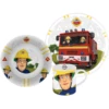 P:os Breakfast Set Fireman Sam, 3pcs. -Negozio online Pink Or Blue p os breakfast set fireman sam 3pcs a330505