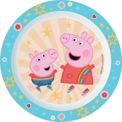 P:os Set Piatti Colazione Peppa Pig, 3 Pezzi -Negozio online Pink Or Blue p os set piatti colazione peppa pig 3 pezzi a330474 3