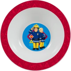 P:os Set Piatti Colazione Pompiere Sam, 3 Pezzi -Negozio online Pink Or Blue p os set piatti colazione pompiere sam 3 pezzi a329839 4