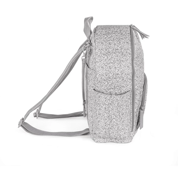 Pasito A Pasito Zaino Fasciatoio Porta Pannolini - Grigio Con Fiori 6 Pasito A Pasito Zaino Fasciatoio Porta Pannolini - Grigio Con Fiori - immagine 4