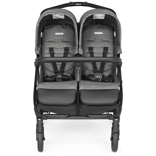 Peg Perego Passeggino Gemellare Book For Two - Grigio 4 Peg Perego Passeggino Gemellare Book For Two - Grigio - immagine 2