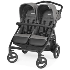 Peg Perego Passeggino Gemellare Book For Two - Grigio