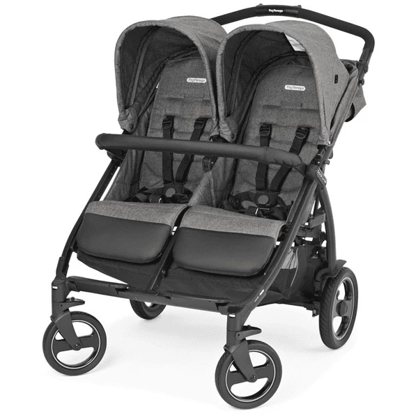 Peg Perego Passeggino Gemellare Book For Two - Grigio 3 Peg Perego Passeggino Gemellare Book For Two - Grigio