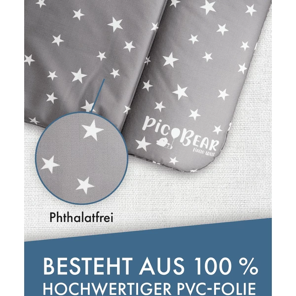 Pic Bear Tappetino Fasciatoio 72x85cm Stelle Celadon 5 Pic Bear Tappetino Fasciatoio 72x85cm Stelle Celadon - immagine 3