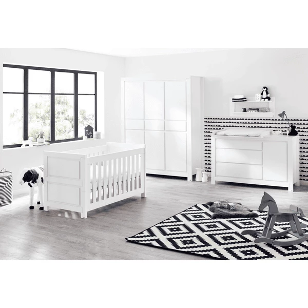 Pinolino Cameretta Neonato Milk, Extra Ampia, Con Armadio A 6-ante 3 Pinolino Cameretta Neonato Milk, Extra Ampia, Con Armadio A 6-ante