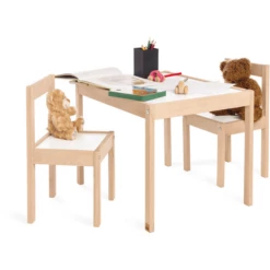 PINOLINO Tavolino E Sedie Olaf 3 Pezzi, Legno Naturale/bianco 8 PINOLINO Tavolino E Sedie Olaf 3 Pezzi, Legno Naturale/bianco -Negozio online Pink Or Blue pinolino tavolino e sedie olaf 3 pezzi legno naturale bianco a156333 1