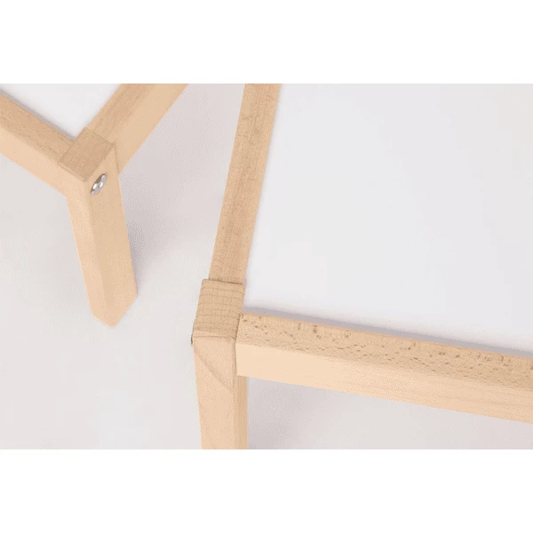 PINOLINO Tavolino E Sedie Olaf 3 Pezzi, Legno Naturale/bianco 5 PINOLINO Tavolino E Sedie Olaf 3 Pezzi, Legno Naturale/bianco - immagine 3