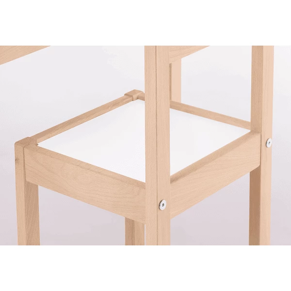 PINOLINO Tavolino E Sedie Olaf 3 Pezzi, Legno Naturale/bianco 6 PINOLINO Tavolino E Sedie Olaf 3 Pezzi, Legno Naturale/bianco - immagine 4