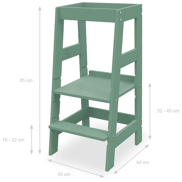 Pinolino Torre Di Apprendimento Montessoriana Fino, Verde 4 Pinolino Torre Di Apprendimento Montessoriana Fino, Verde - immagine 2