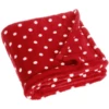 Playshoes Coperta In Pile 75x100cm A Pois Rosso -Negozio online Pink Or Blue playshoes coperta in pile 75x100cm a pois rosso a237053