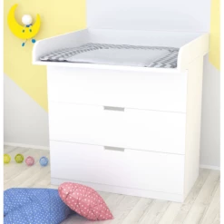 Polini Fasciatoio Per Cassettiera IKEA Malm, Hemnes E Nordli - Bianco -Negozio online Pink Or Blue polini fasciatoio per cassettiera ikea malm hemnes e nordli bianco a375762 3