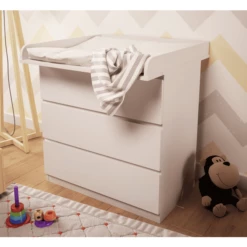 Polini Fasciatoio Per Cassettiera IKEA Malm, Hemnes E Nordli - Bianco -Negozio online Pink Or Blue polini fasciatoio per cassettiera ikea malm hemnes e nordli bianco a375762 4