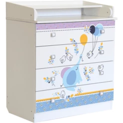 Polini Kids Baby Fasciatoio Simple 1580 Bianco Elefante -Negozio online Pink Or Blue polini kids baby fasciatoio simple 1580 bianco elefante a266957 4