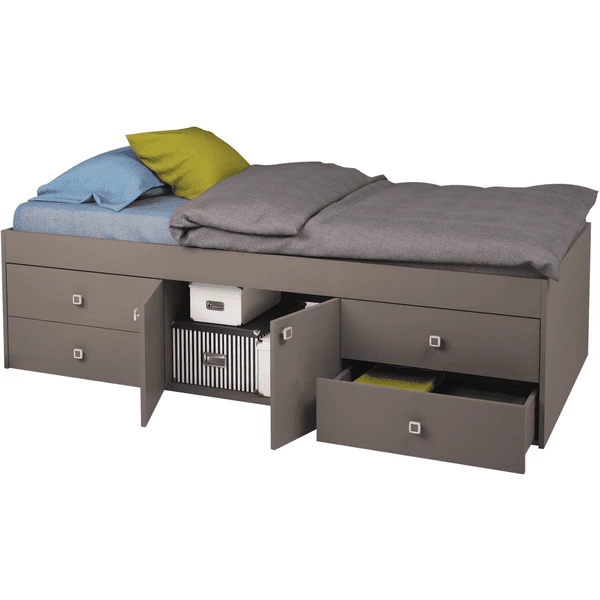 Polini Kids Lettino Singolo Simple 3100 Grigio 4 Polini Kids Lettino Singolo Simple 3100 Grigio - immagine 2