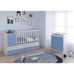 Polini Kids Mobile Fasciatoio Simple 1580 Bianco-blu -Negozio online Pink Or Blue polini kids mobile fasciatoio simple 1580 bianco blu a265055 2
