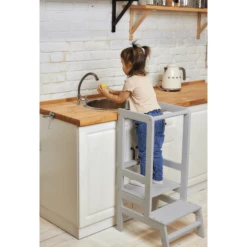 Polini Torre Di Apprendimento Montessoriana Step - Grigio 8 Polini Torre Di Apprendimento Montessoriana Step - Grigio -Negozio online Pink Or Blue polini torre di apprendimento montessoriana step grigio a399699 1