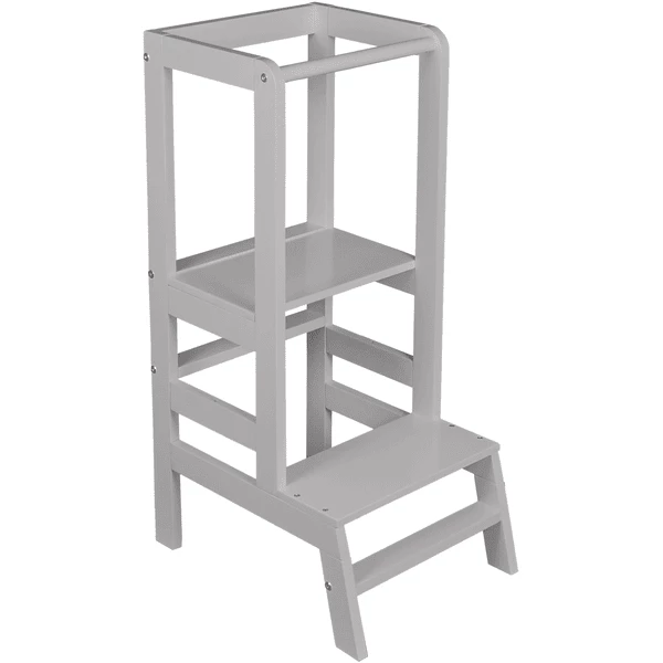 Polini Torre Di Apprendimento Montessoriana Step - Grigio 3 Polini Torre Di Apprendimento Montessoriana Step - Grigio