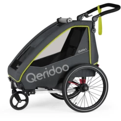 Qeridoo® Rimorchio Per Bici QUPA 1 Lime