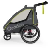 Qeridoo® Rimorchio Per Bici QUPA 2 Lime -Negozio online Pink Or Blue qeridoo rimorchio per bici qupa 2 lime a337821
