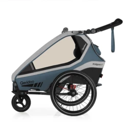 Qeridoo® Rimorchio Per Biciclette Kidgoo1 Navy Blue -Negozio online Pink Or Blue qeridoo rimorchio per biciclette kidgoo1 navy blue a337807 3
