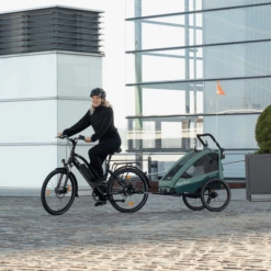 Qeridoo® Rimorchio Per Biciclette Sportrex1 Limited Edition Mineral Blue -Negozio online Pink Or Blue qeridoo rimorchio per biciclette sportrex1 limited edition mineral blue a337814 2