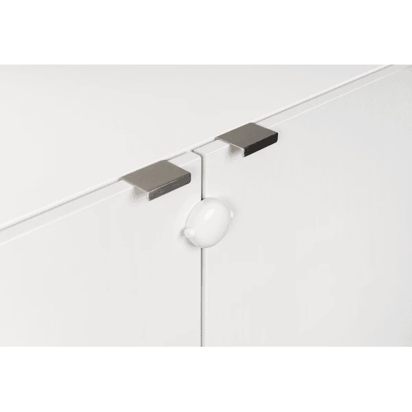 REER Chiusura Per Armadio A Doppie Ante, Bianco 4 REER Chiusura Per Armadio A Doppie Ante, Bianco - immagine 2