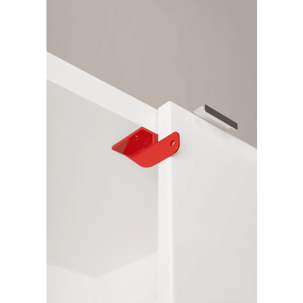 REER Chiusura Per Armadio A Doppie Ante, Bianco 6 REER Chiusura Per Armadio A Doppie Ante, Bianco - immagine 4