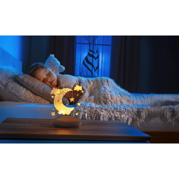 Reer Luce Notturna Colour Lumy - Moon 4 Reer Luce Notturna Colour Lumy - Moon - immagine 2