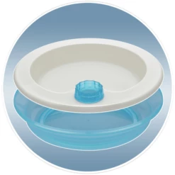 REER Piatto Pappa Calda Con Tappo -Negozio online Pink Or Blue reer piatto pappa calda con tappo a028001 3