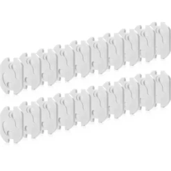 Reer Protezioni Adesive Per Prese, 20 Pezzi Bianco