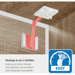 Reer Serratura Per Armadi E Cassetti Aden Con Ausilio Di Montaggio 3 Pezzi -Negozio online Pink Or Blue reer serratura per armadi e cassetti aden con ausilio di montaggio 3 pezzi a354524 3